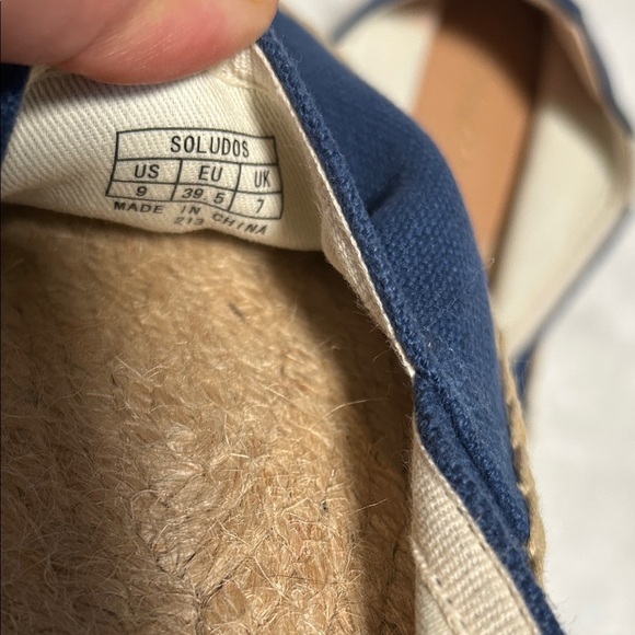 Soludos Dark Blue Espadrilles - Picture 7 of 7